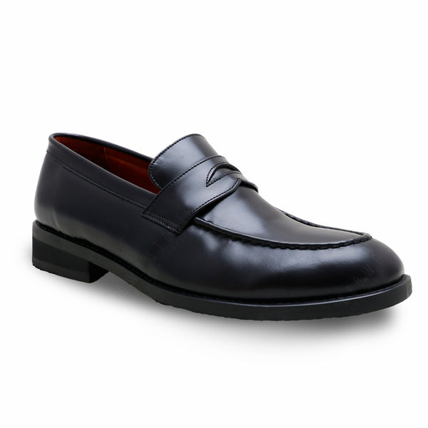 PENNY LOAFERS MOC TOE MATTE BLACK - Assembly Artisans Co.,Ltd.