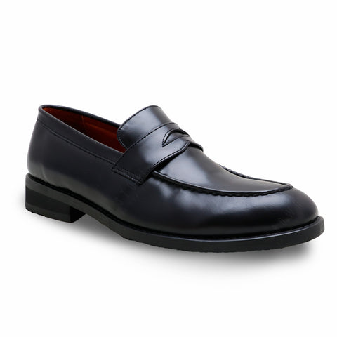 PENNY LOAFERS MOC TOE MATTE BLACK - Assembly Artisans Co.,Ltd.