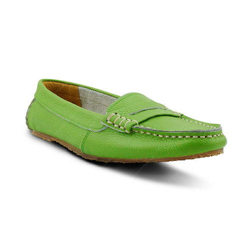Leather Moccasin Wrinkle Soft Pomelo Green - Assembly Artisans Co.,Ltd.