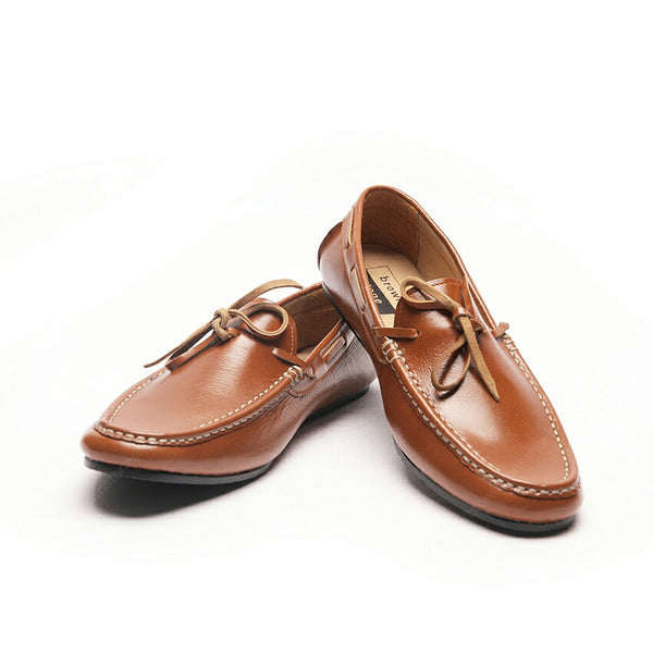 Casualist Lace Leather Loafer Soft Tan - Assembly Artisans Co.,Ltd.