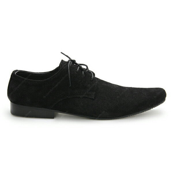 Leather Shoes Clever Suede Black - Assembly Artisans Co.,Ltd.
