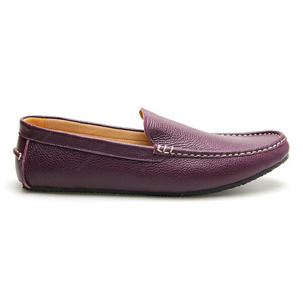 Casualist Leather Loafer Wrinkle Soft Purple Passion - Assembly Artisans Co.,Ltd.