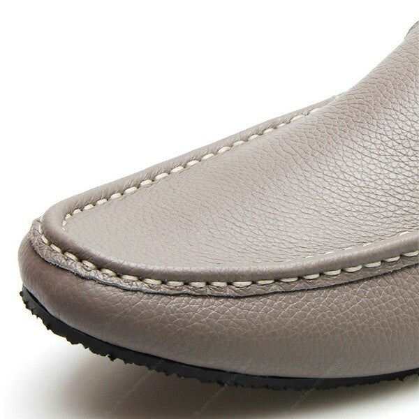 Casualist Leather Loafer Wrinkle Soft Stone Grey - Assembly Artisans Co.,Ltd.