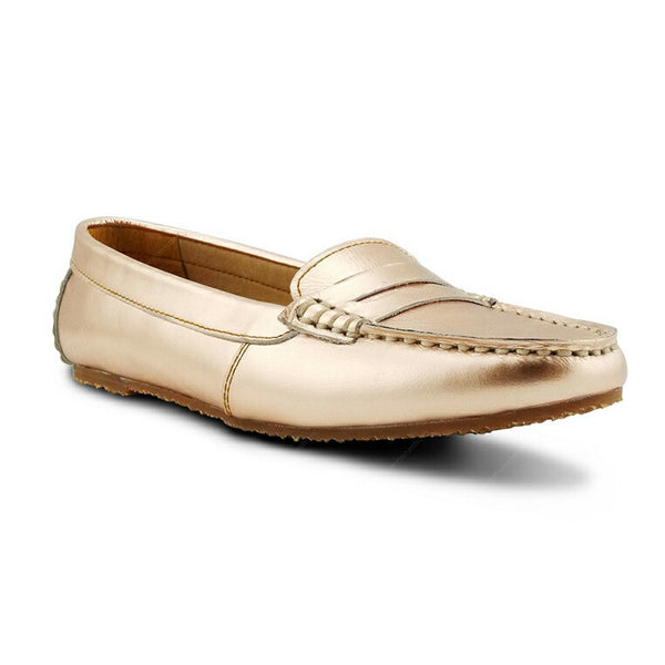 Gorgeous Girl Leather Moccasin Rose Gold - Assembly Artisans Co.,Ltd.