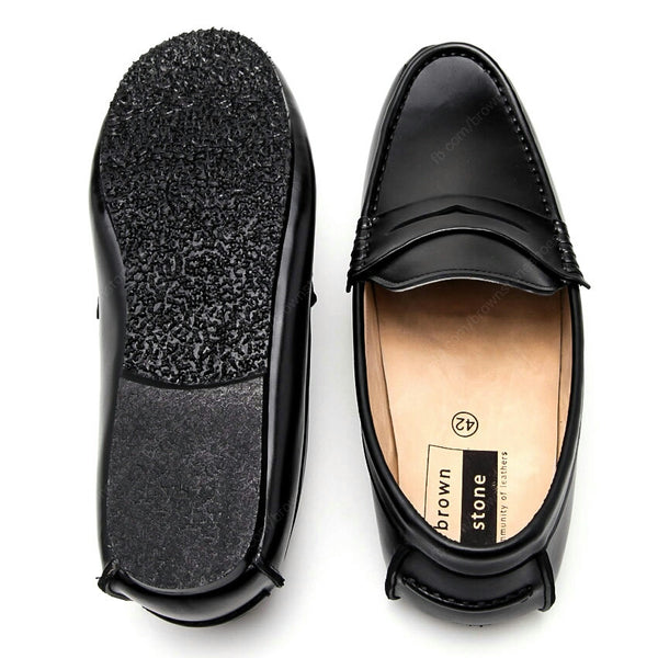 Penny Leather Loafer Soft Black - Assembly Artisans Co.,Ltd.