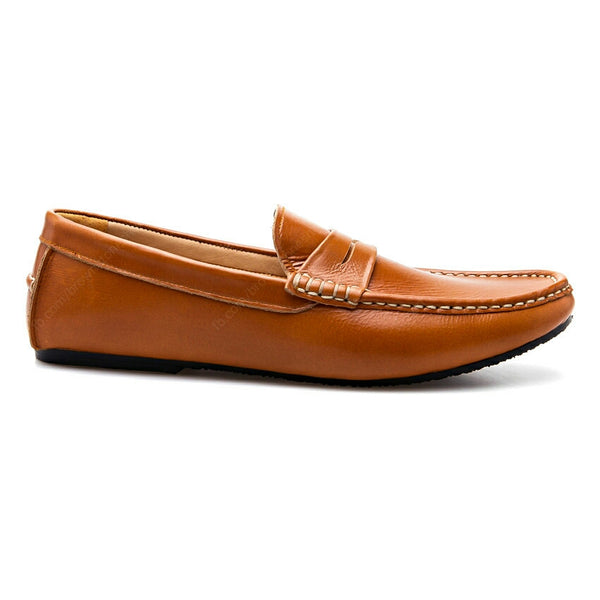 Penny Leather Loafer Soft Beige - Assembly Artisans Co.,Ltd.
