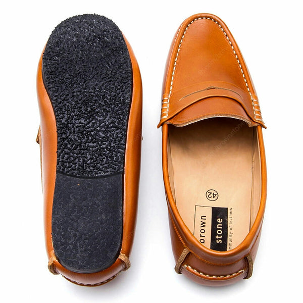 Penny Leather Loafer Soft Beige - Assembly Artisans Co.,Ltd.