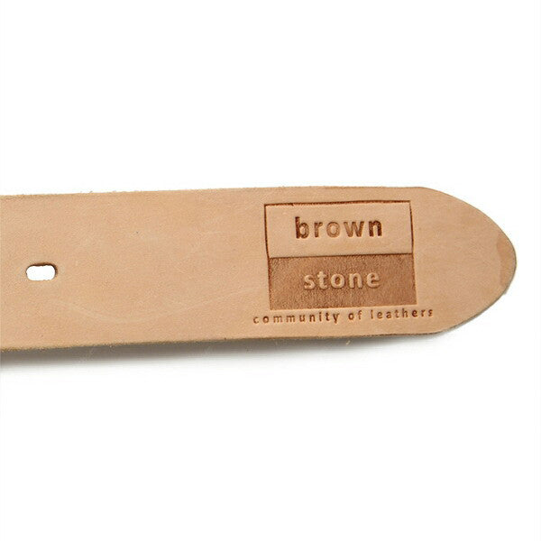 Full Grain Genuine Leather Belt Cowhide (Brass PAM Buckle) - Assembly Artisans Co.,Ltd.