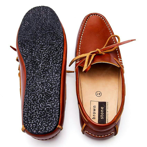 Casualist Lace Leather Loafer Soft Tan - Assembly Artisans Co.,Ltd.