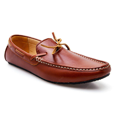 Casualist Lace Leather Loafer Soft Tan - Assembly Artisans Co.,Ltd.