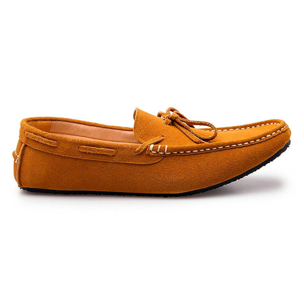 Casualist Lace Leather Loafer Suede Tan - Assembly Artisans Co.,Ltd.