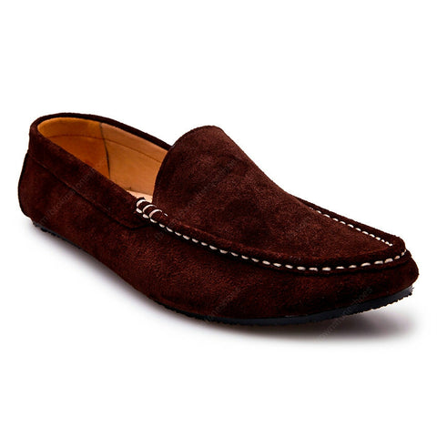 Casualist Leather Loafer Suede Dark Brown - Assembly Artisans Co.,Ltd.