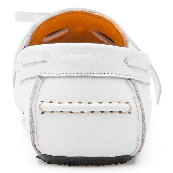 Casualist Lace Leather Loafer Soft Marble White - Assembly Artisans Co.,Ltd.