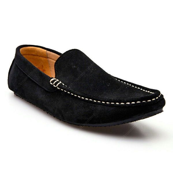 Casualist Leather Loafer Suede Black - Assembly Artisans Co.,Ltd.