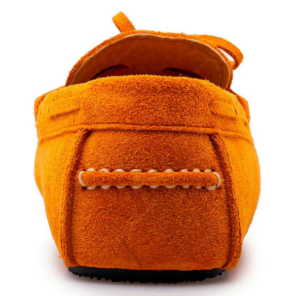 Casualist Lace Leather Loafer Suede Mustard - Assembly Artisans Co.,Ltd.