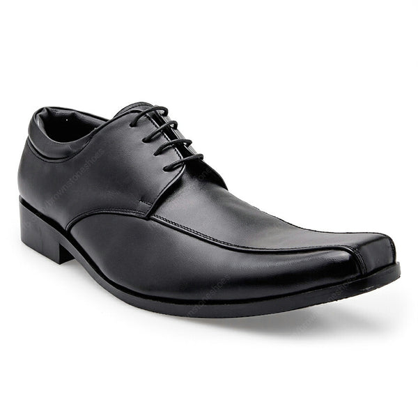 Leather Shoes City Oxford Flat Lace Black - Assembly Artisans Co.,Ltd.