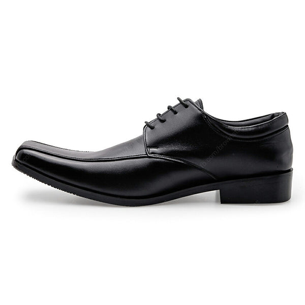 Leather Shoes City Oxford Flat Lace Black - Assembly Artisans Co.,Ltd.