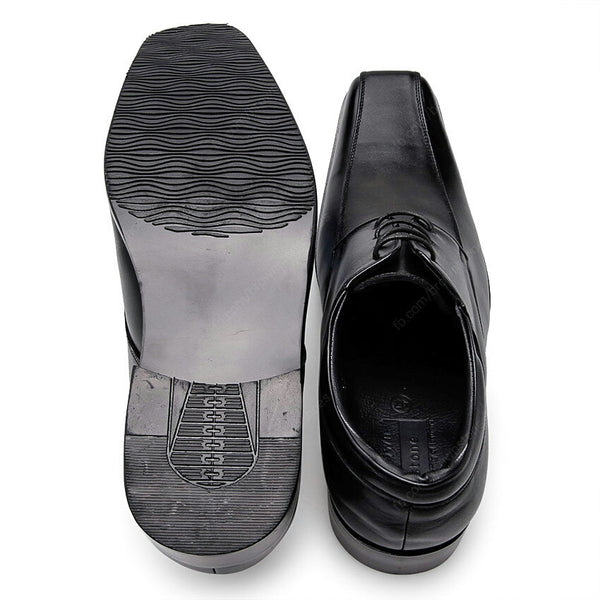 Leather Shoes City Oxford Flat Lace Black - Assembly Artisans Co.,Ltd.