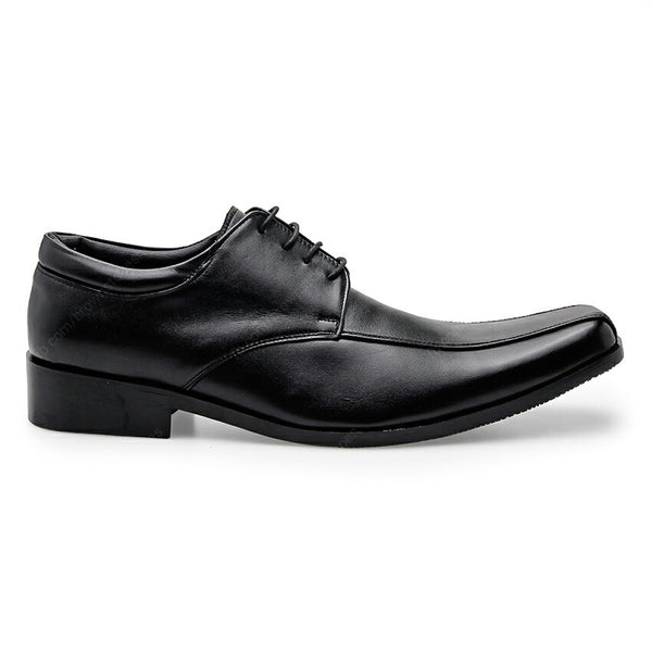 Leather Shoes City Oxford Flat Lace Black - Assembly Artisans Co.,Ltd.