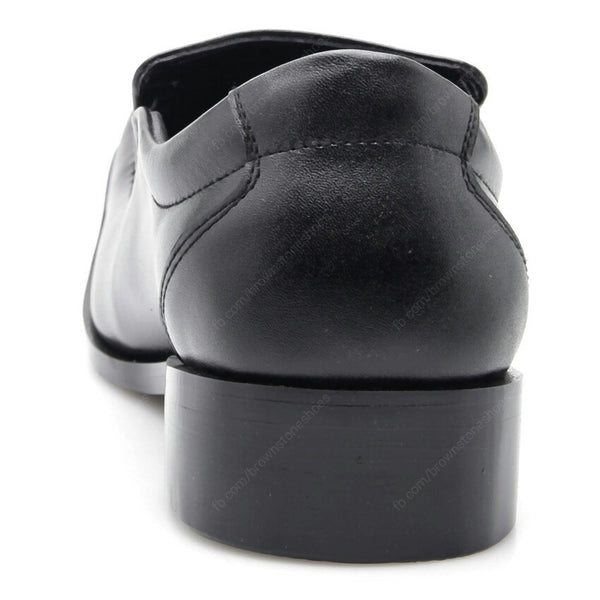 Leather Shoes City Oxford Executive Flat Thread Black - Assembly Artisans Co.,Ltd.