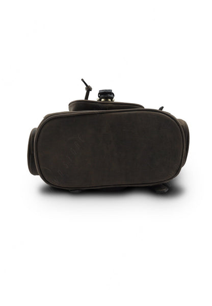 Brown Stone Girl Boston Backpack Dark Nubuck - Assembly Artisans Co.,Ltd.